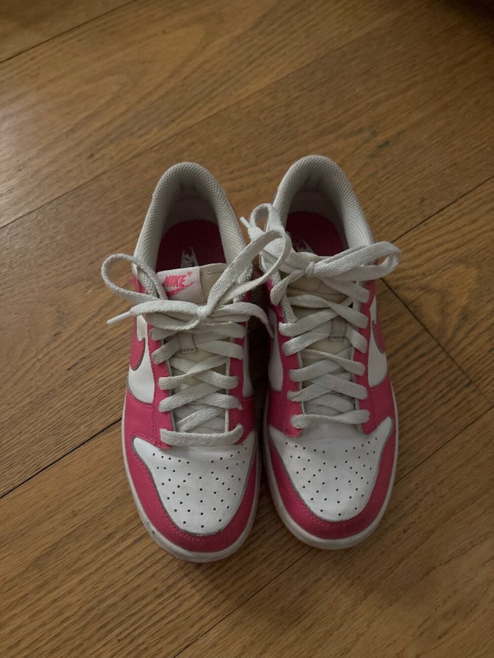 Pink Nike Dunks size 7 womens/juniors
